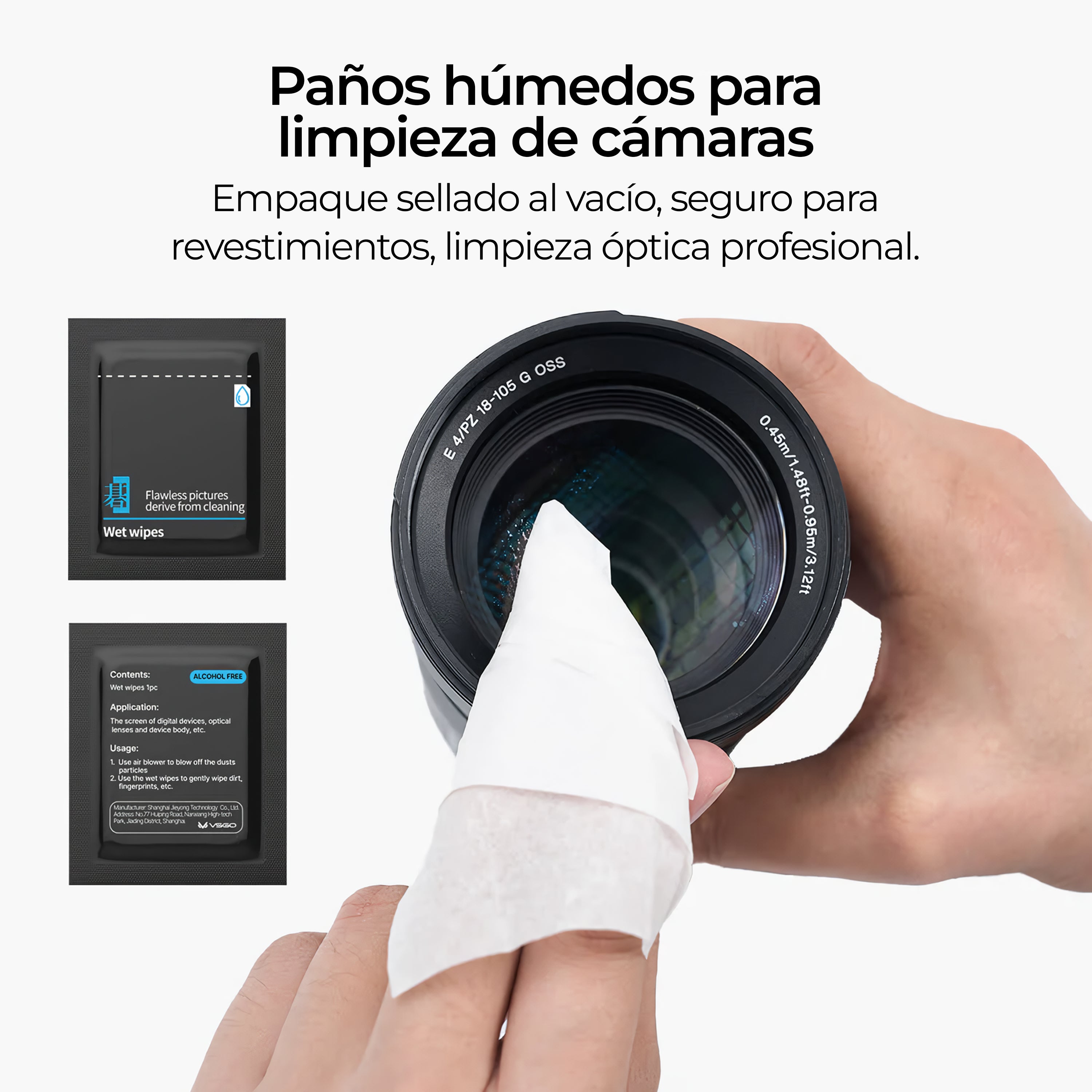 Kit de Limpieza Fotográfica VSGO 19 en 1 - Mantenimiento de Cámara