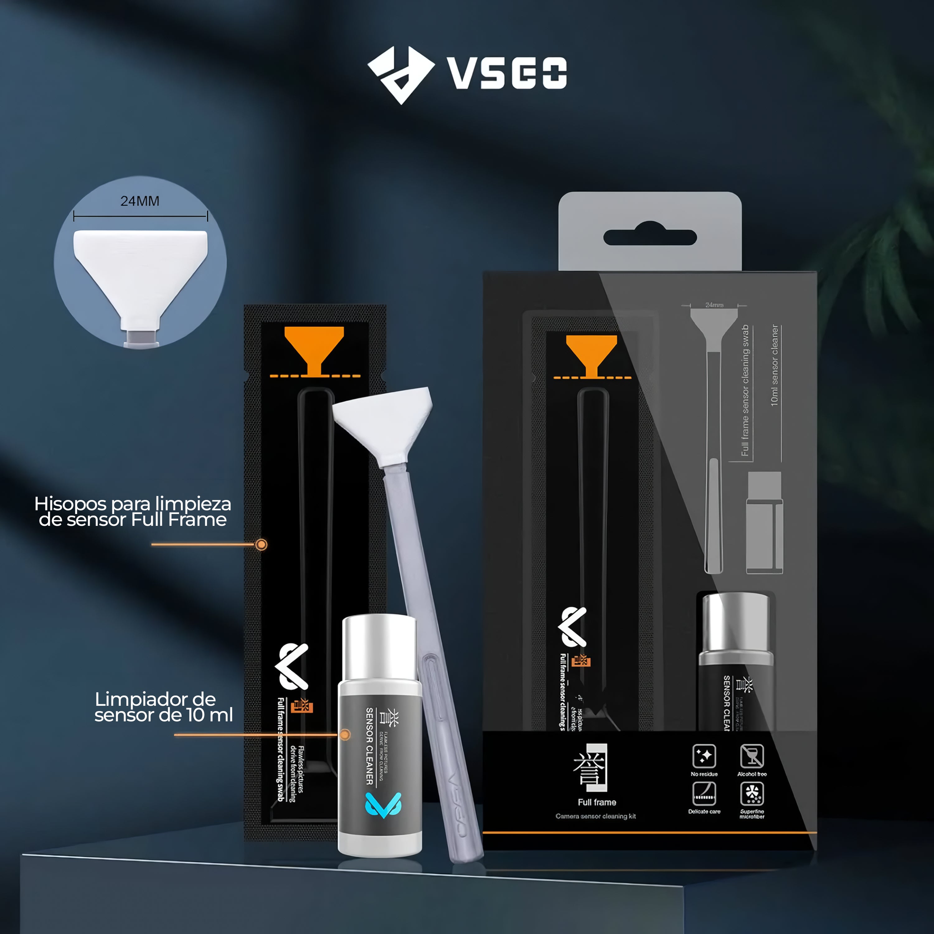 Kit de Limpieza Sensor VSGO 13 en 1 - Hisopos