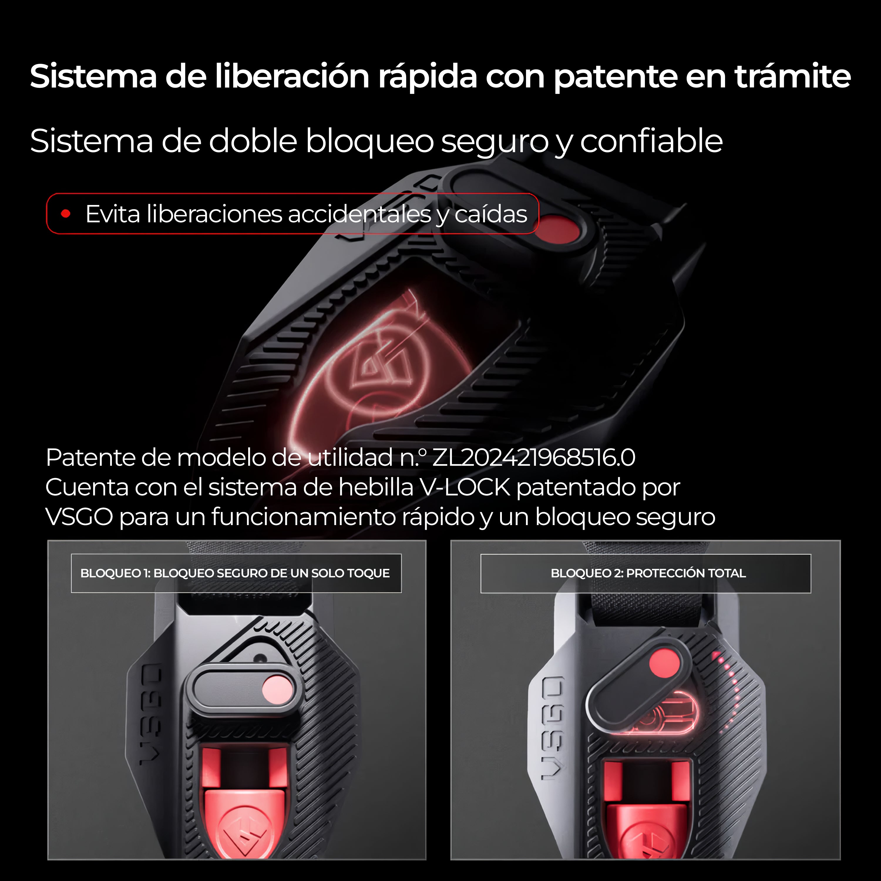 Correa de Cámara VSGO Pro Lanyard - Cuello y Hombro Heavy Duty