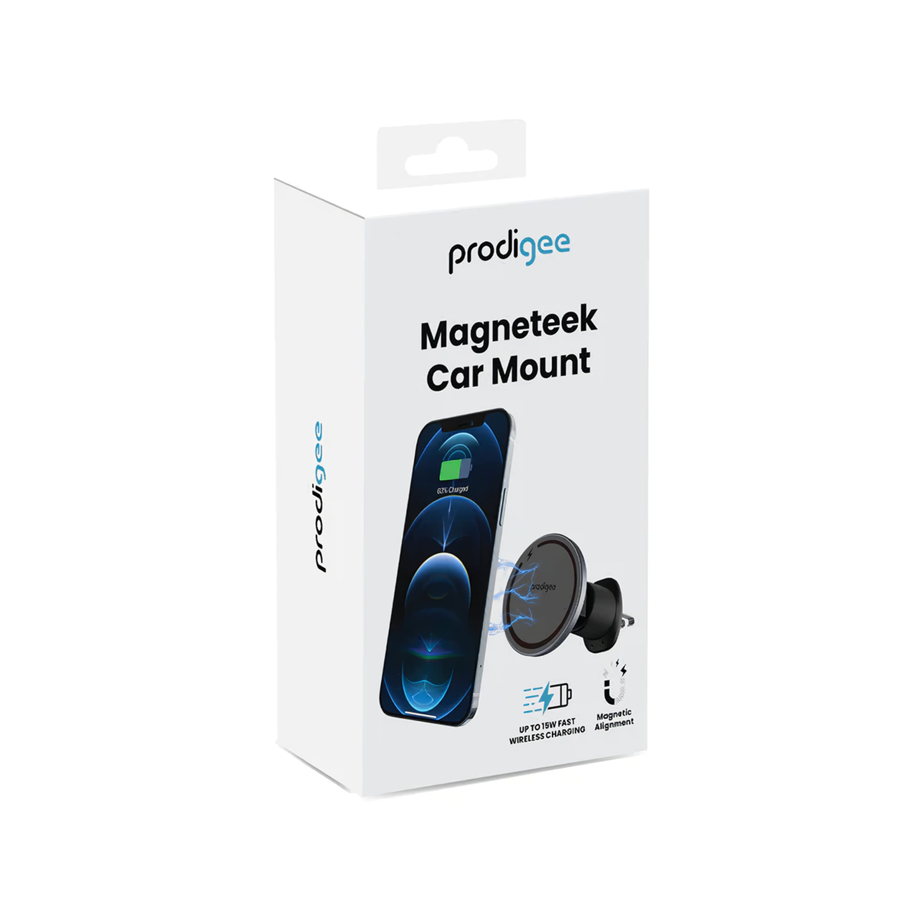 Cargador Inalámbrico 15W Magneteek Car Mount