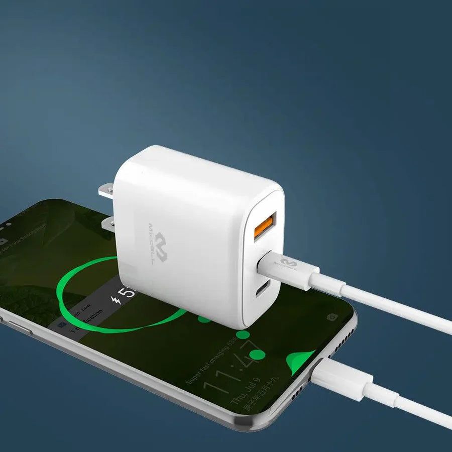 Cargador Rápido GaN 3USB 65W (VQ-T52)