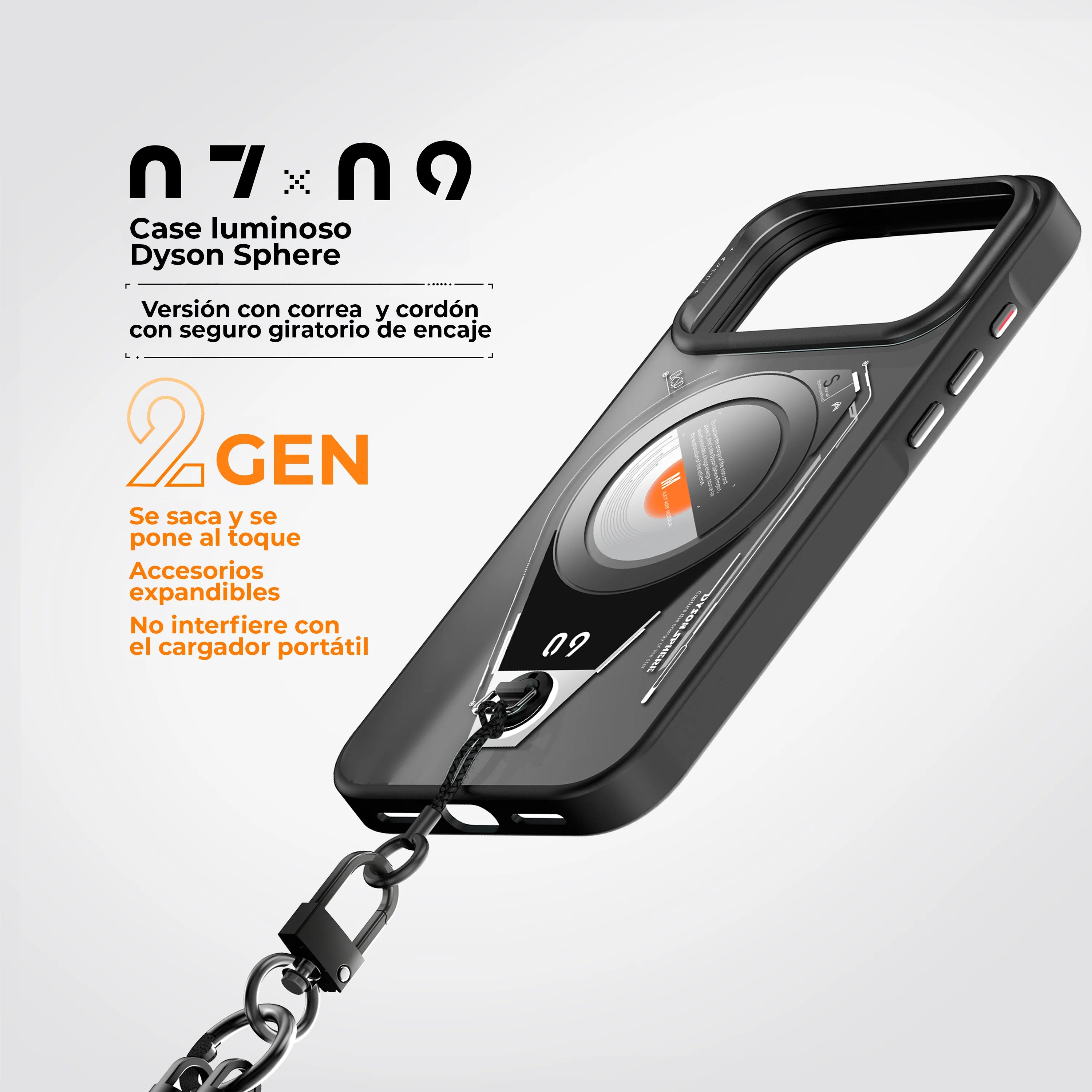 Tri-Pack: Case + Enfriador + Strap OKSP - iPhone 17 Pro Max (MagSafe)