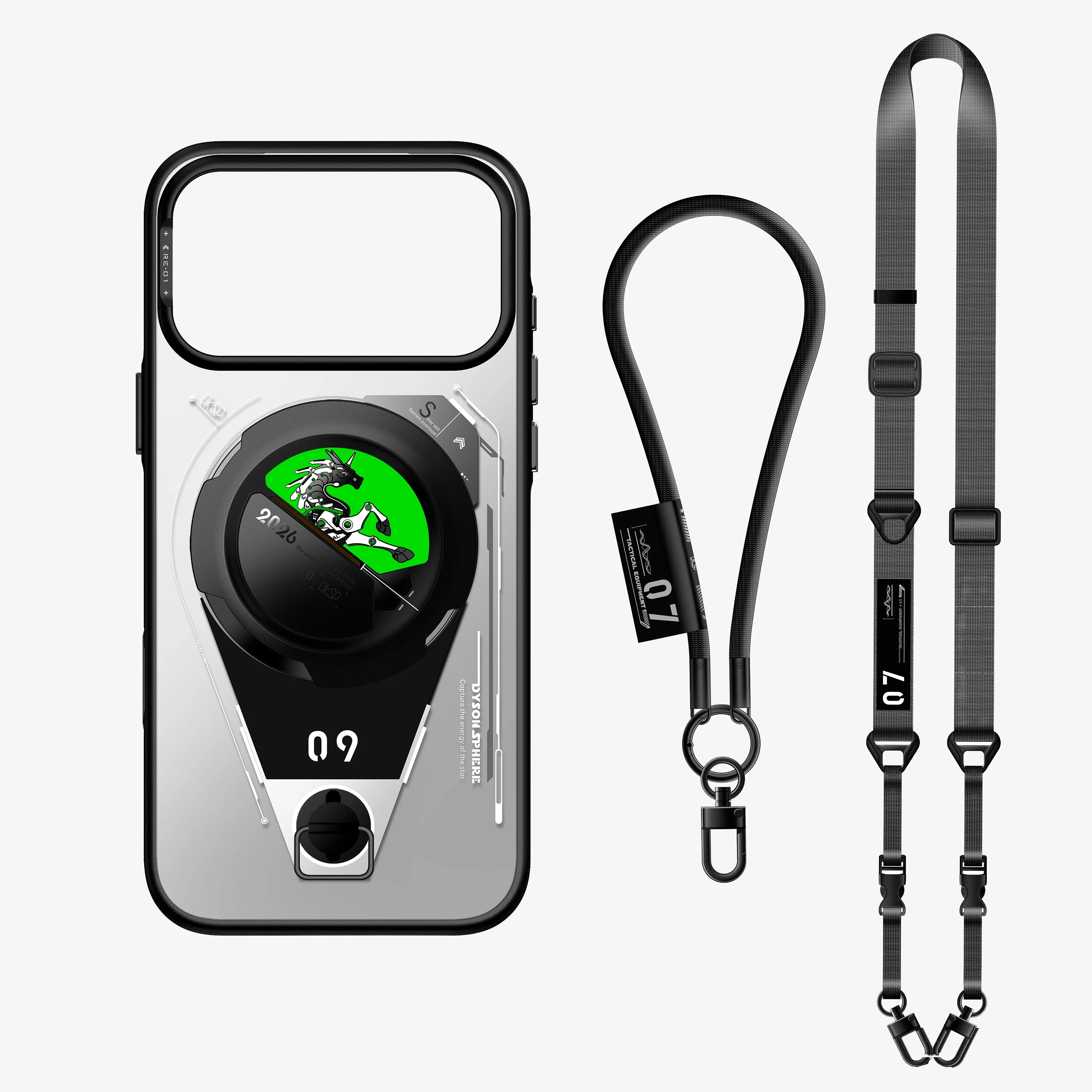 Tri-Pack: Case + Enfriador + Strap OKSP - iPhone 17 Pro Max (MagSafe)