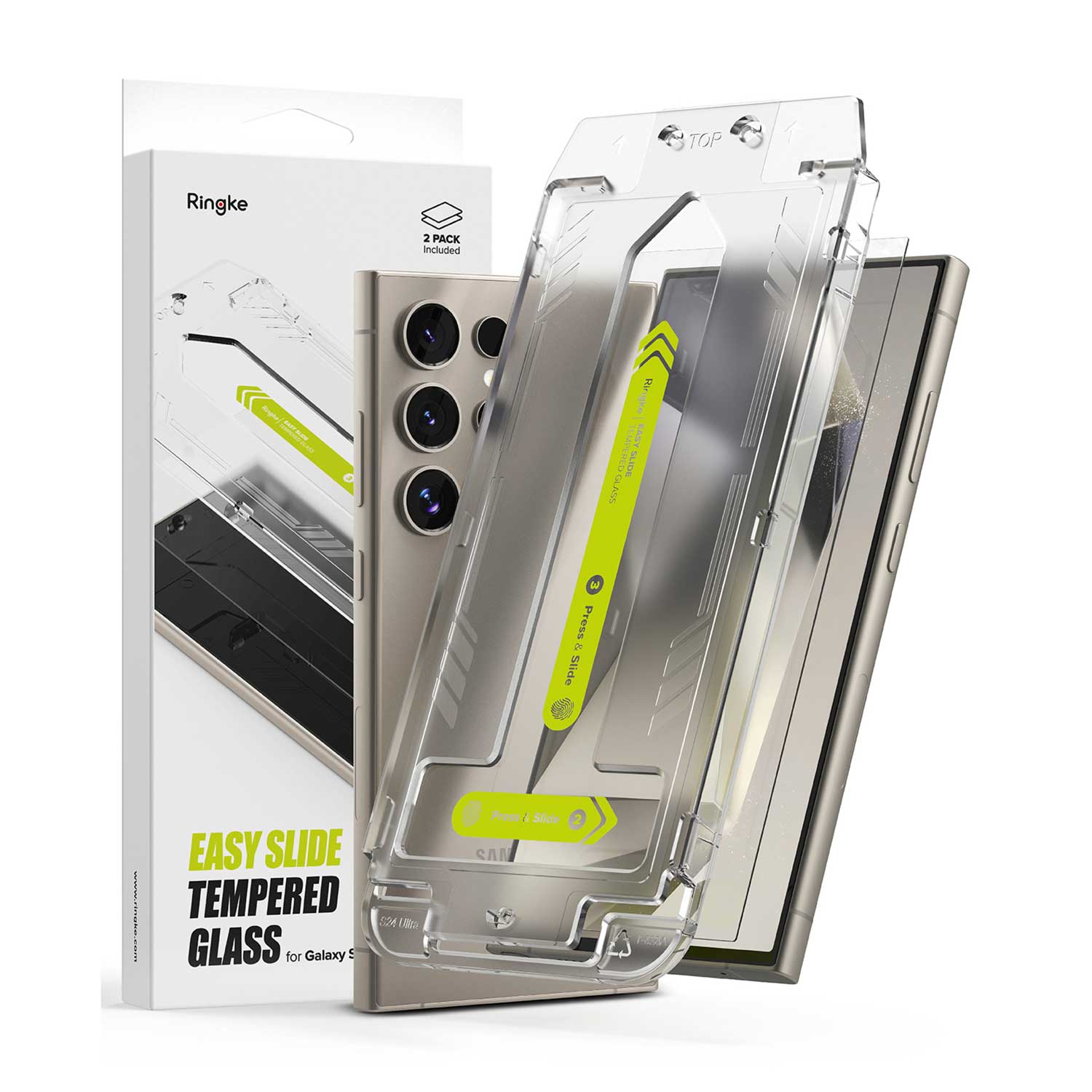 Protector de Pantalla Vidrio HD Ringke - Galaxy S24 Ultra ( 2 und)
