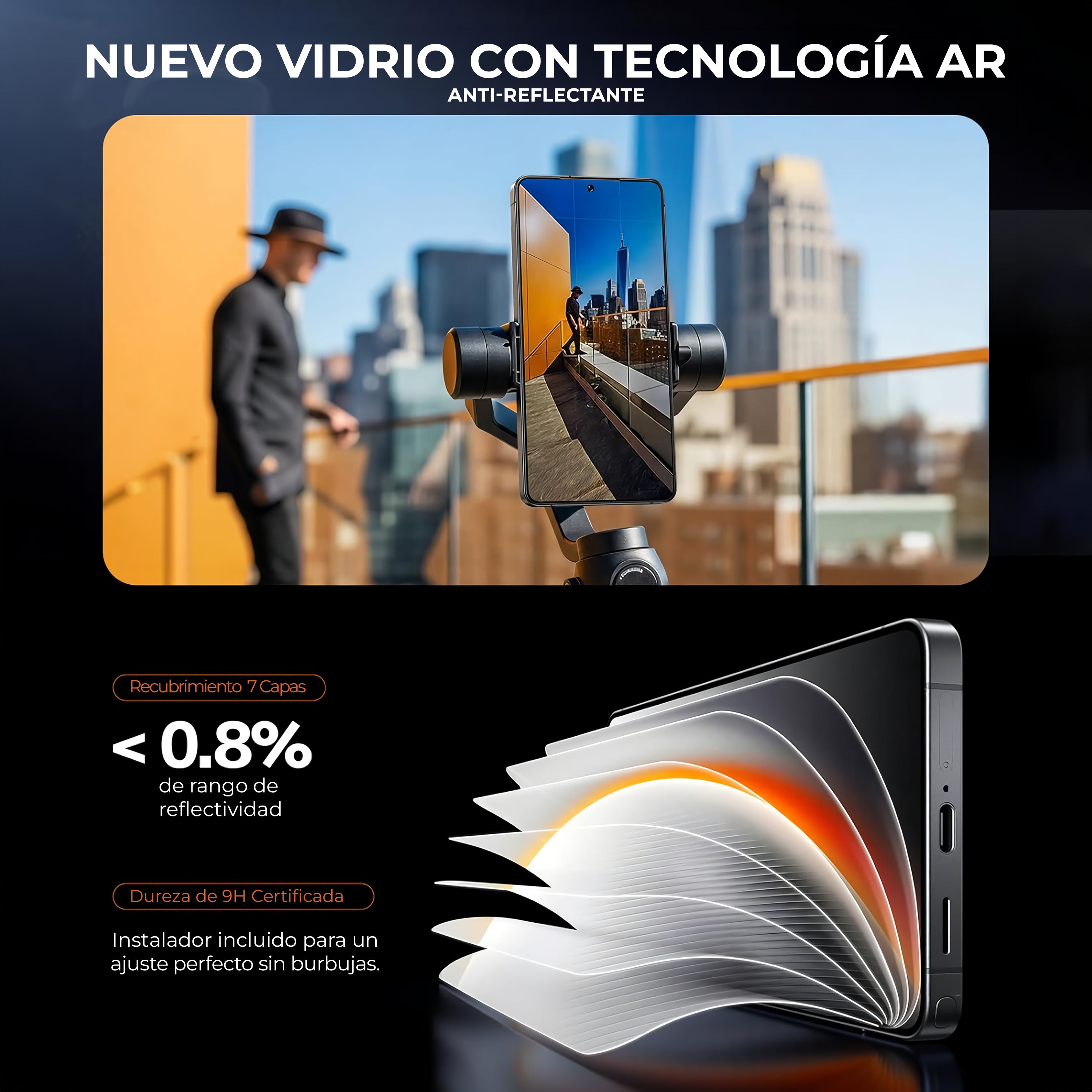 Protector de Pantalla AR-Anti reflectante Galaxy S25 Ultra (1und)