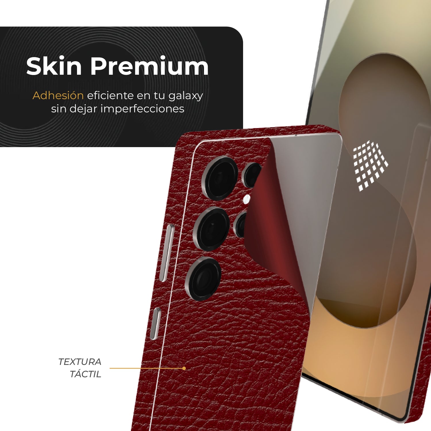 Skin Premium Cuero - Galaxy S25 Ultra
