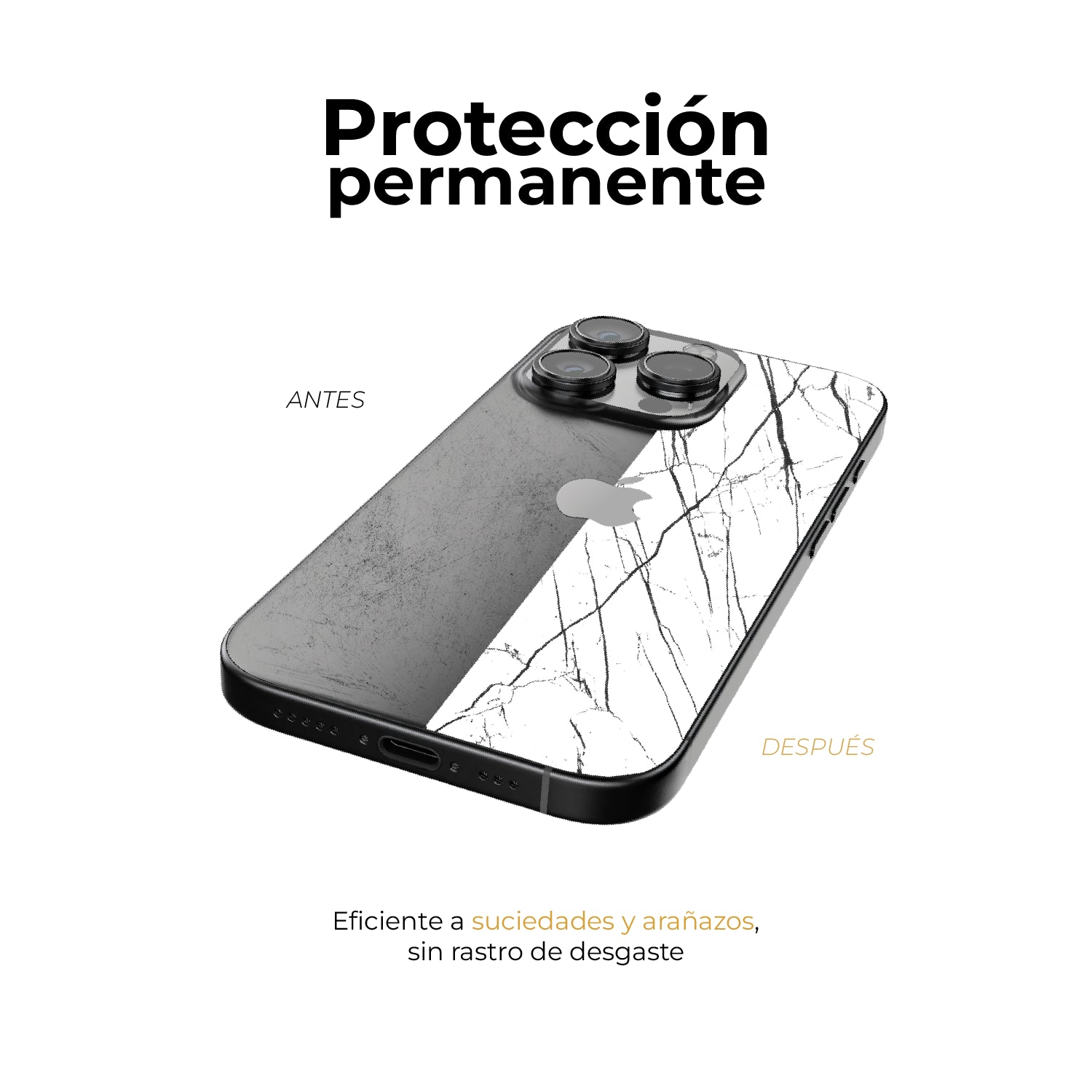 Skin Premium Mármol Nero - iPhone 16 Pro Max