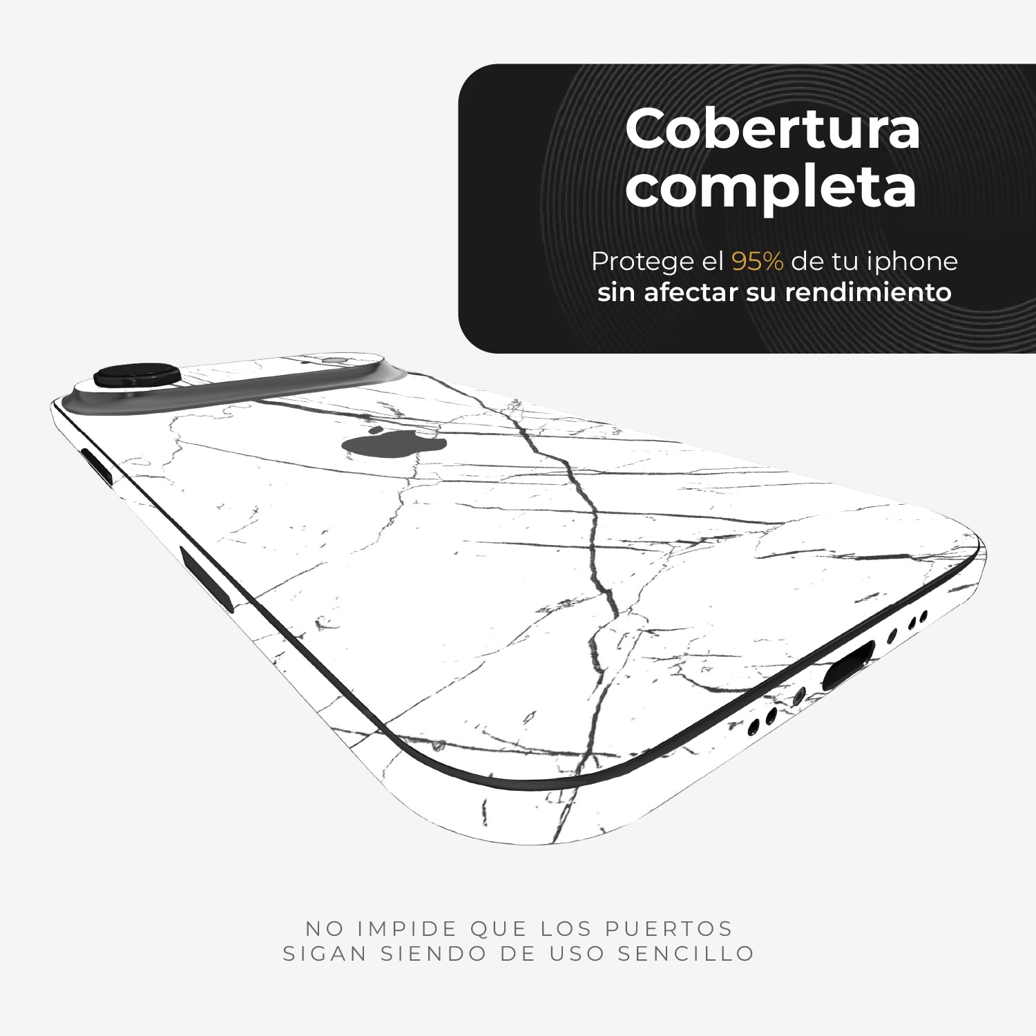 iPhone Air Skin Premium - Mármol Nero