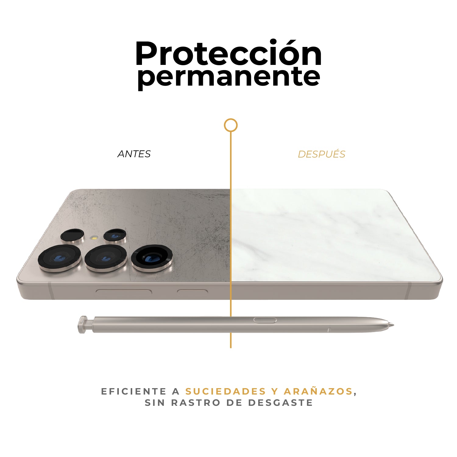 Skin Premium Mármol Ultra Blanco - Galaxy  S25 Ultra