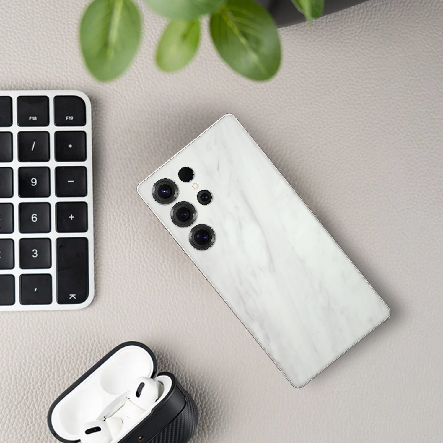 Skin Premium Mármol Ultra Blanco - Galaxy  S25 Ultra