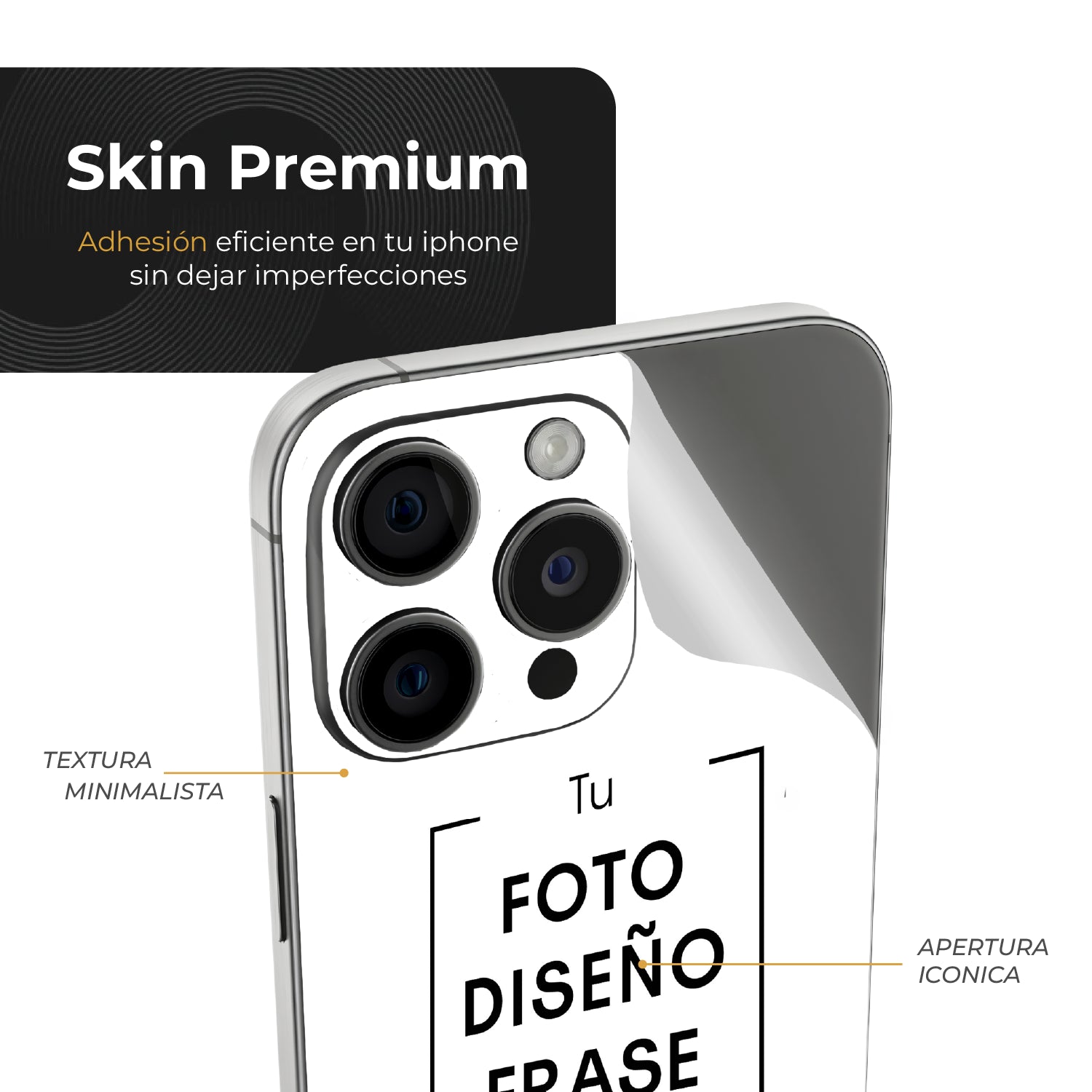 Skin Premium Personalizado - iPhone 16 Pro Max