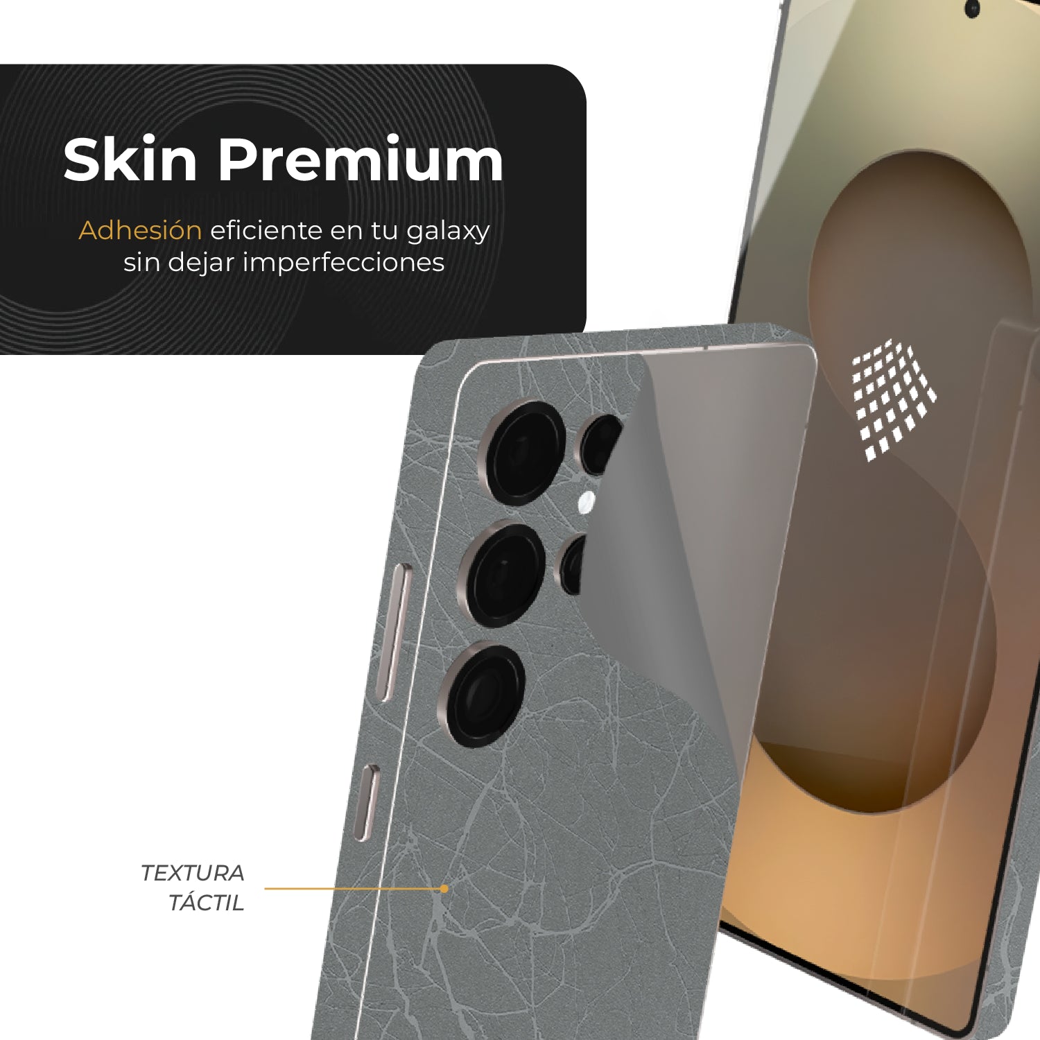 Skin Premium Venom Platinium - Galaxy  S25 Ultra
