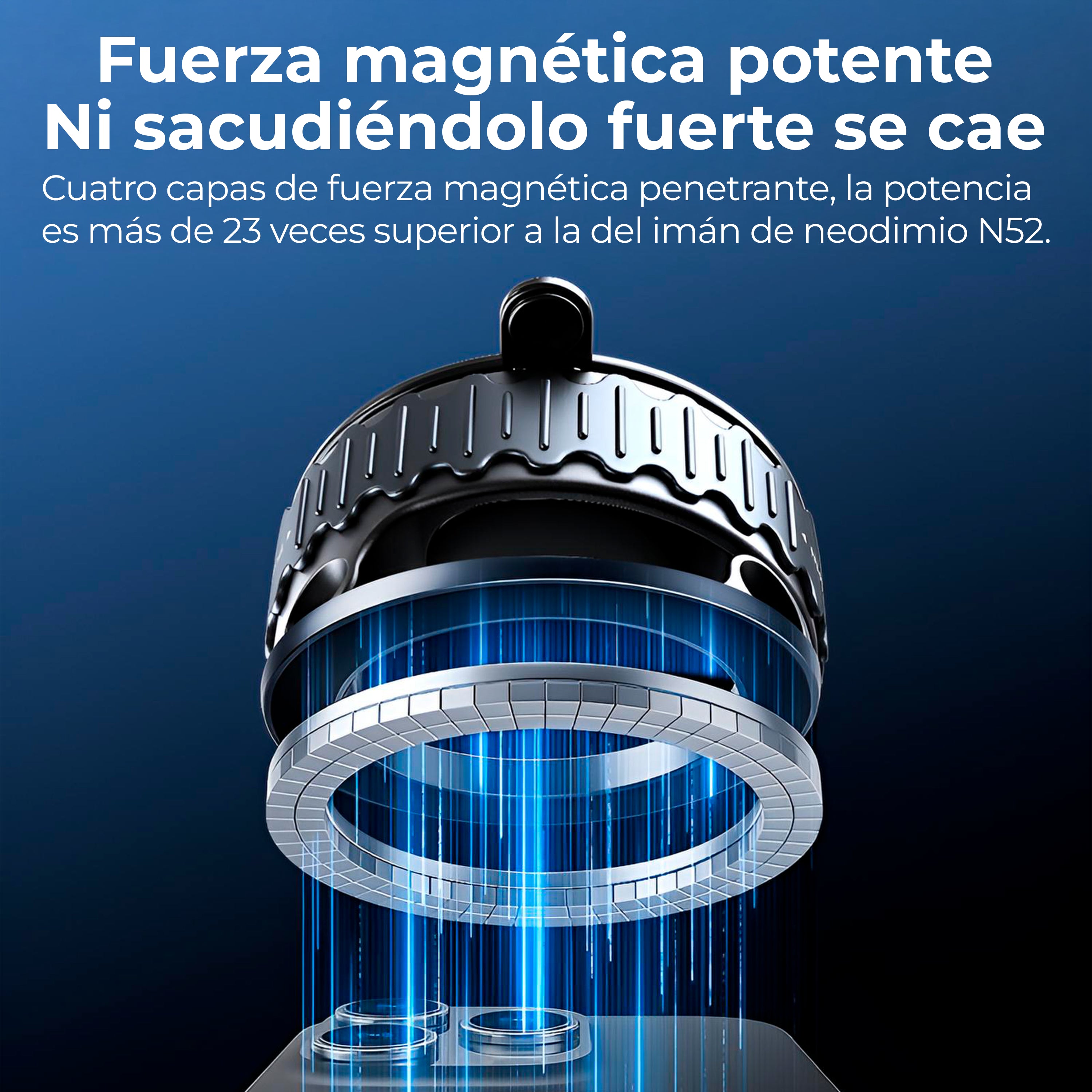 Soporte Magnético Seguro - Super Gama Pro | Parante MagSafe 360°
