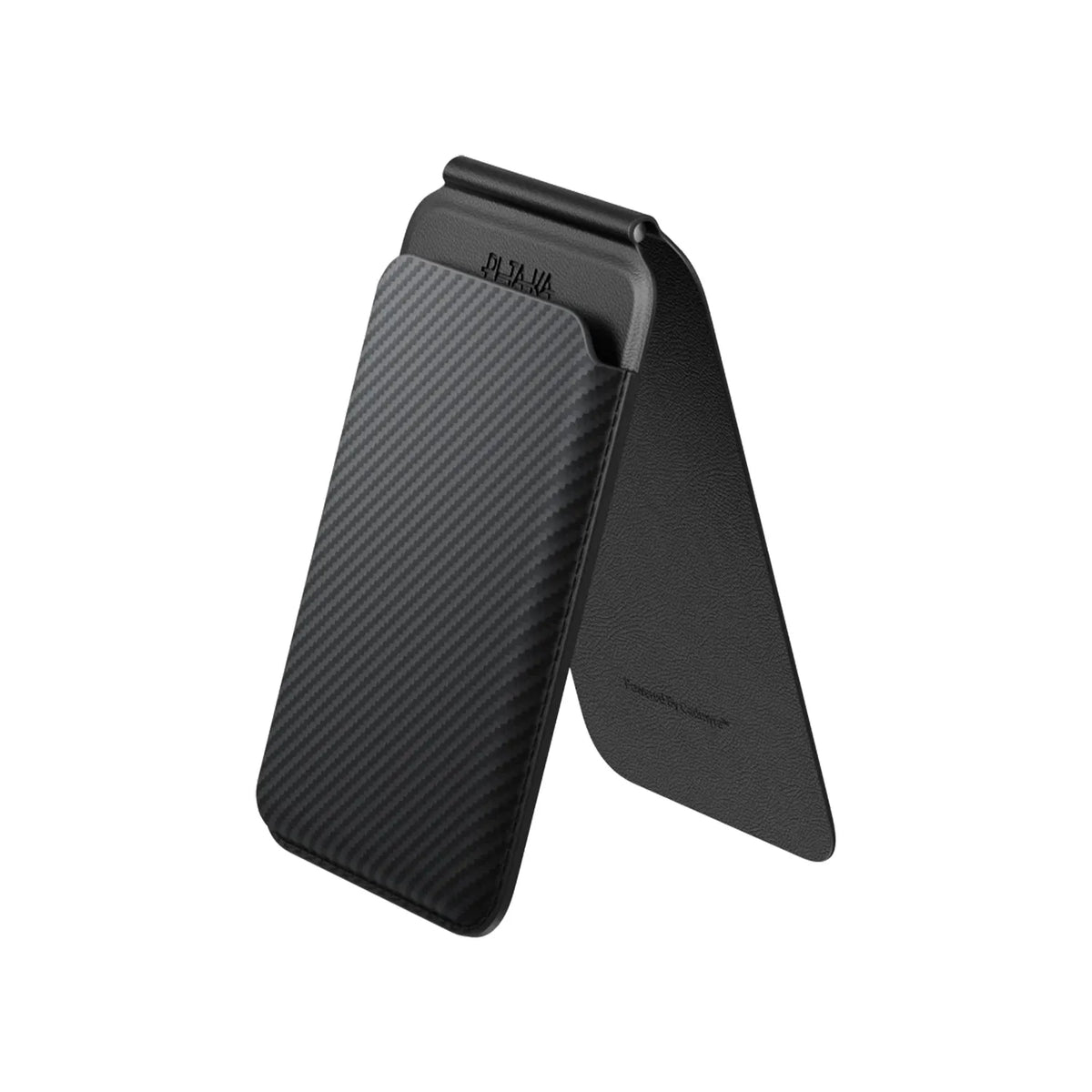 Tarjetero Pitaka Magnetic Stand Woven Wallet