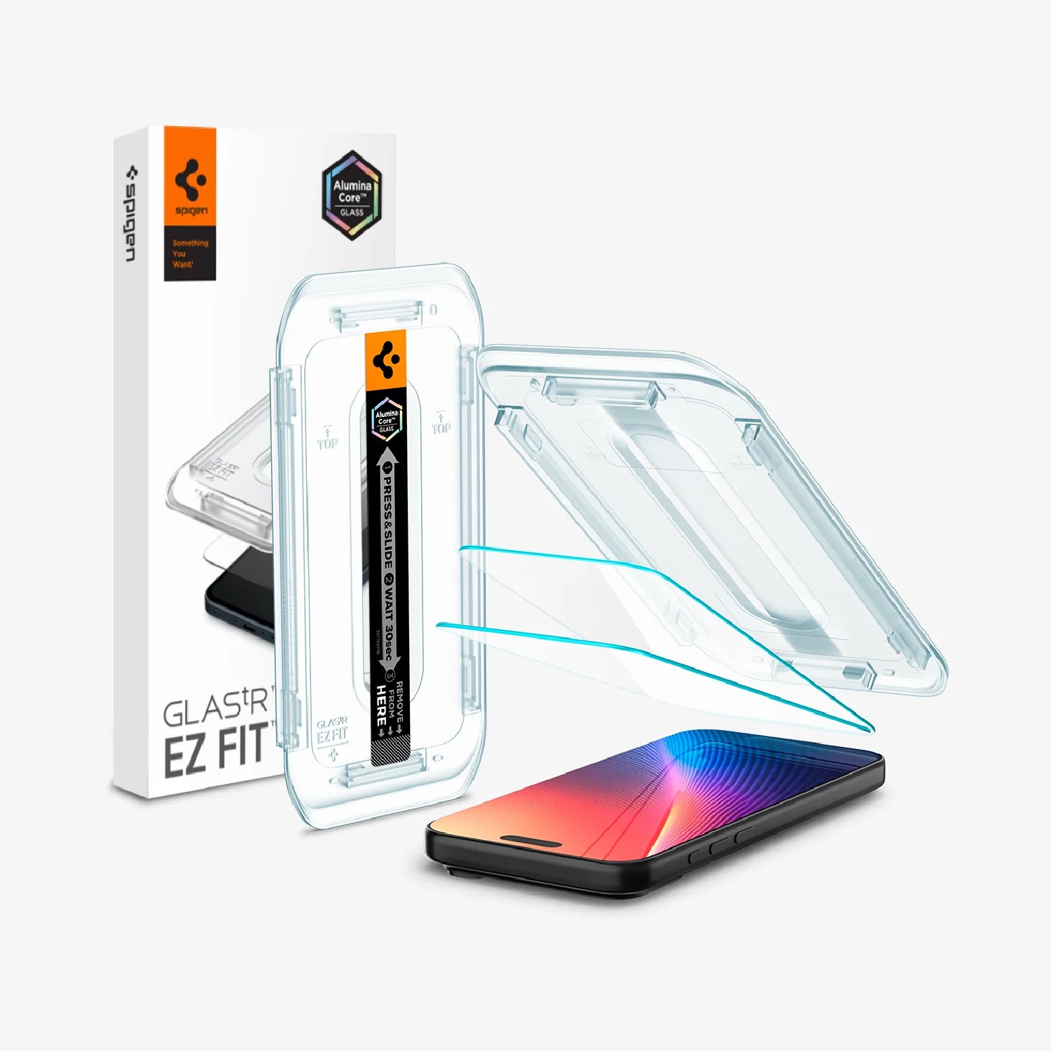 Spigen EZ FIT GLAS.tR S.P. iPhone 17 Pro Max / iPhone 16 Pro Max (2 UND)