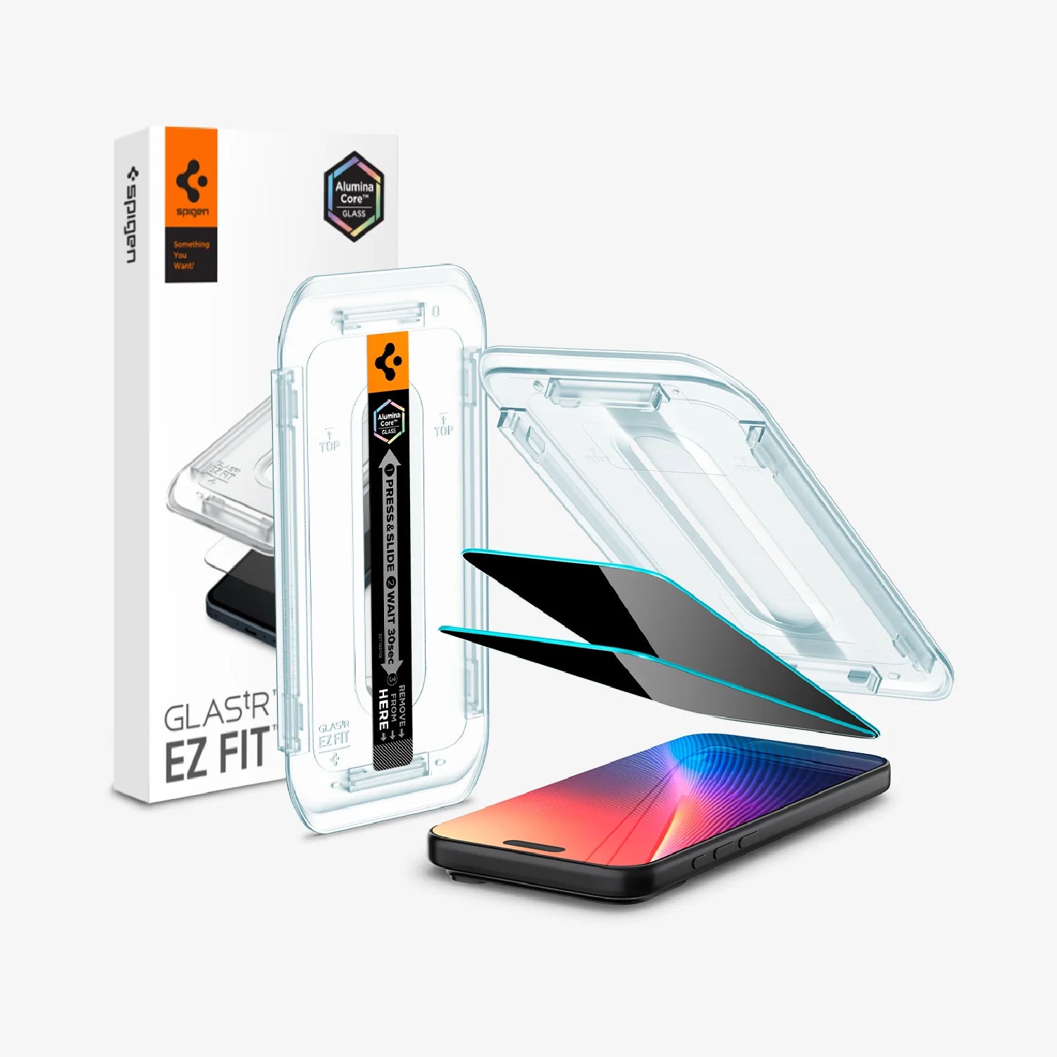 Spigen EZ FIT GLAS.tR Privacy iPhone 17 Pro Max / iPhone 16 Pro Max (2 UND)