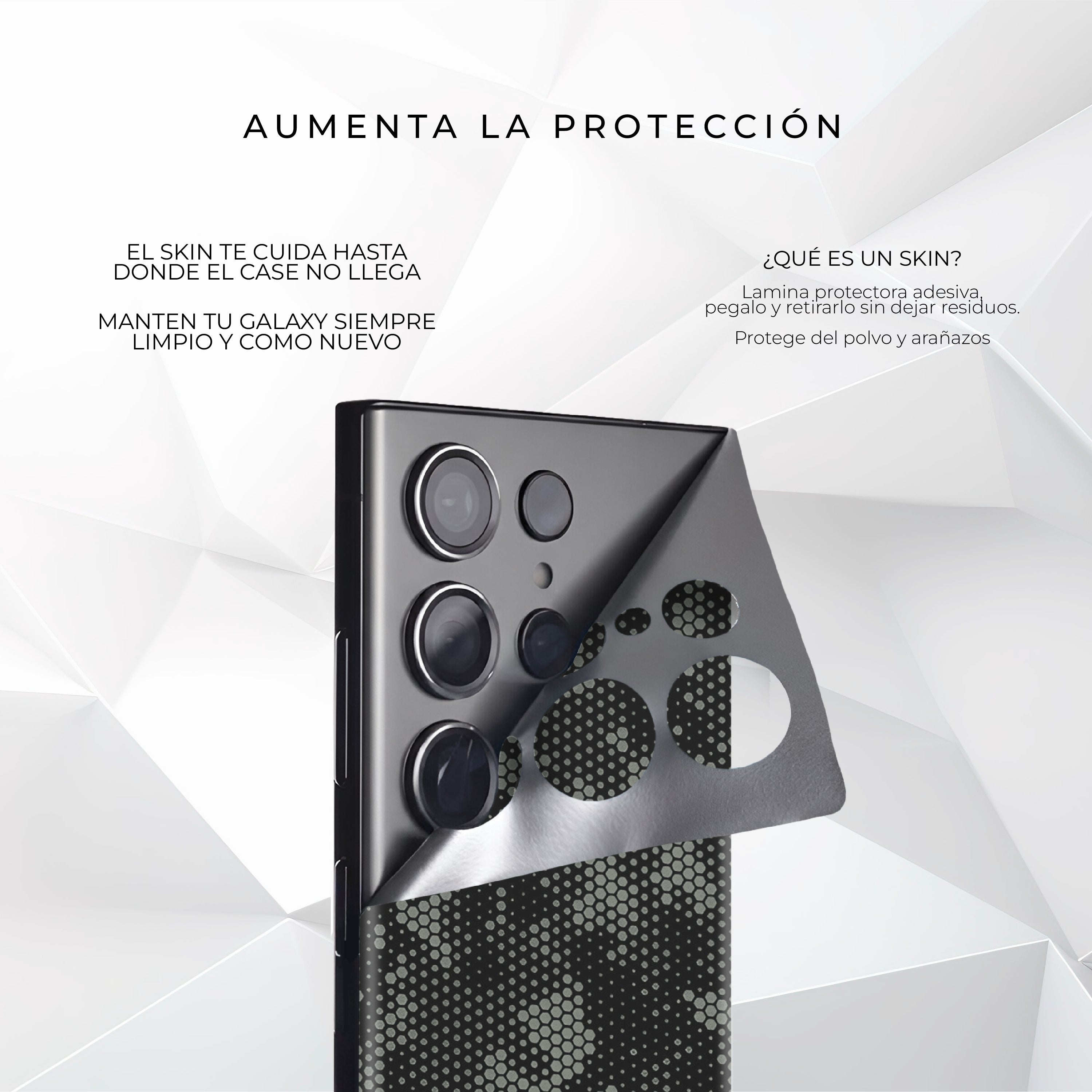 Tripack Galaxy S25 Plus | Skin Premium + Case Color Pro 3 + Vidrio HD