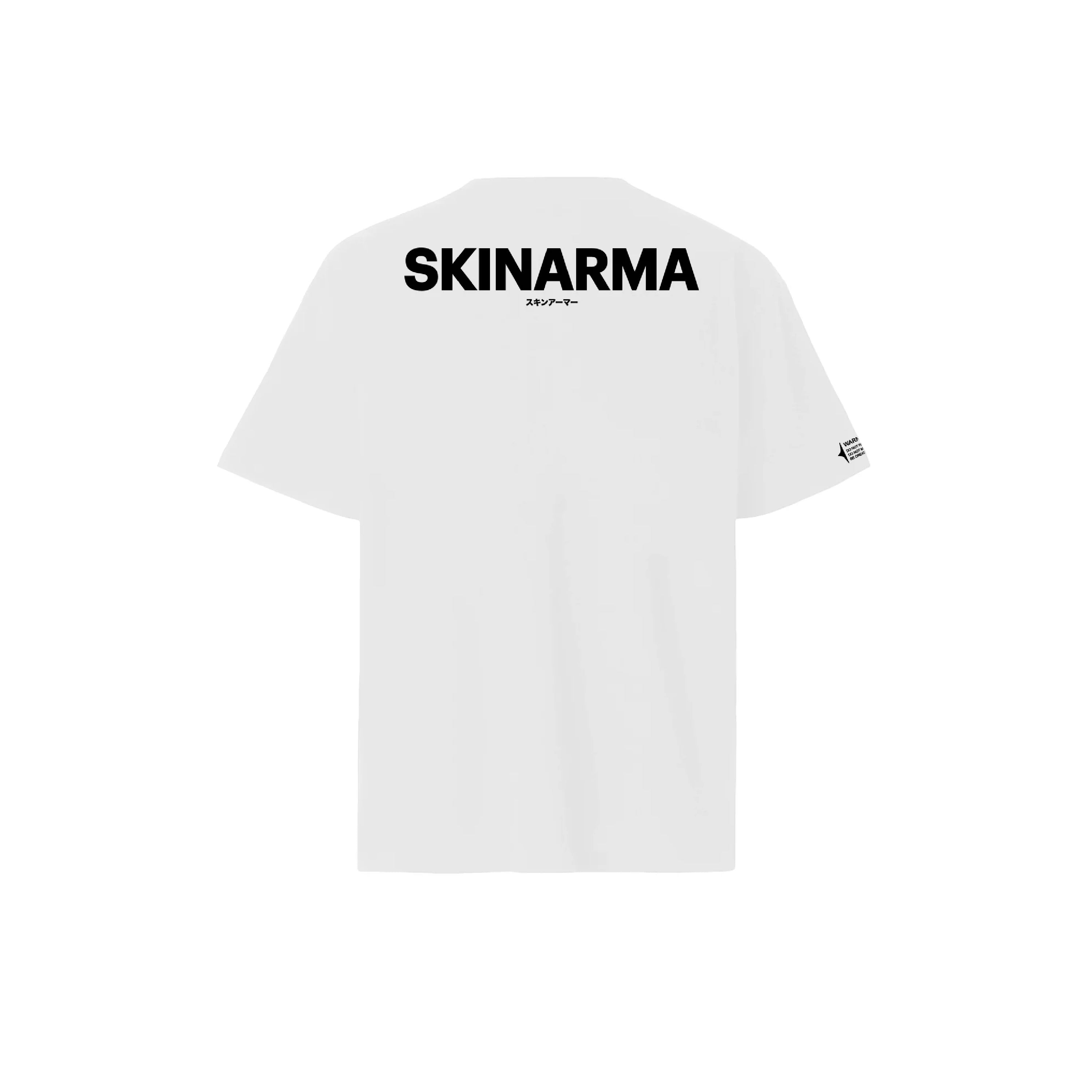 Polo Minimalista Skinarma Glyph - Oversized Blanco