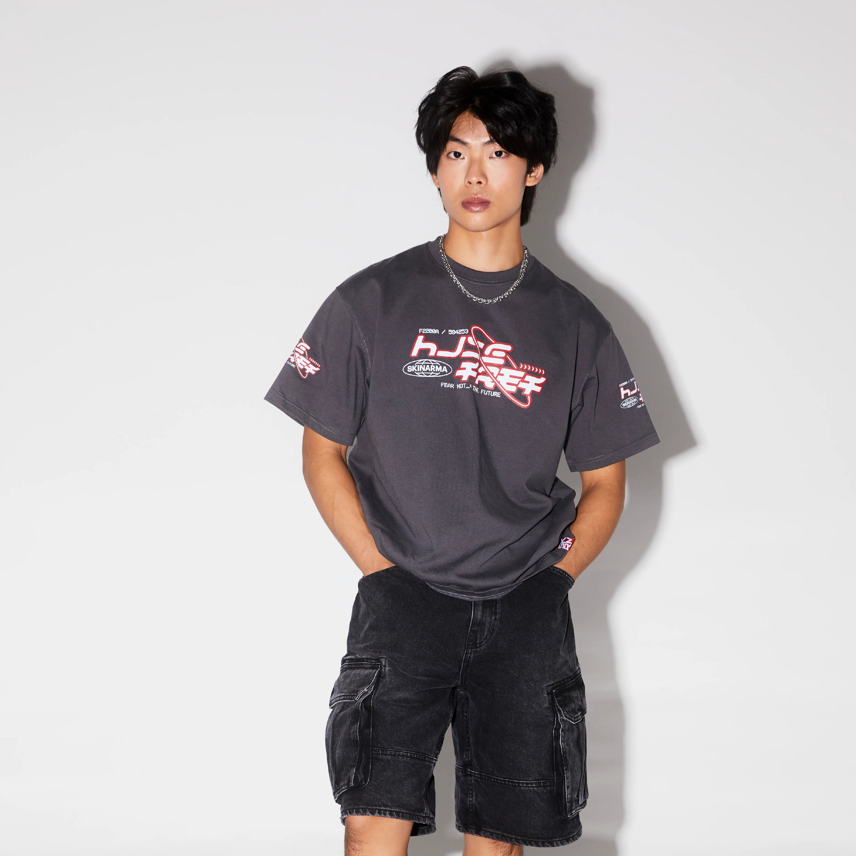 Polo Oversized Skinarma Hyperion - Graphic Tee Techwear