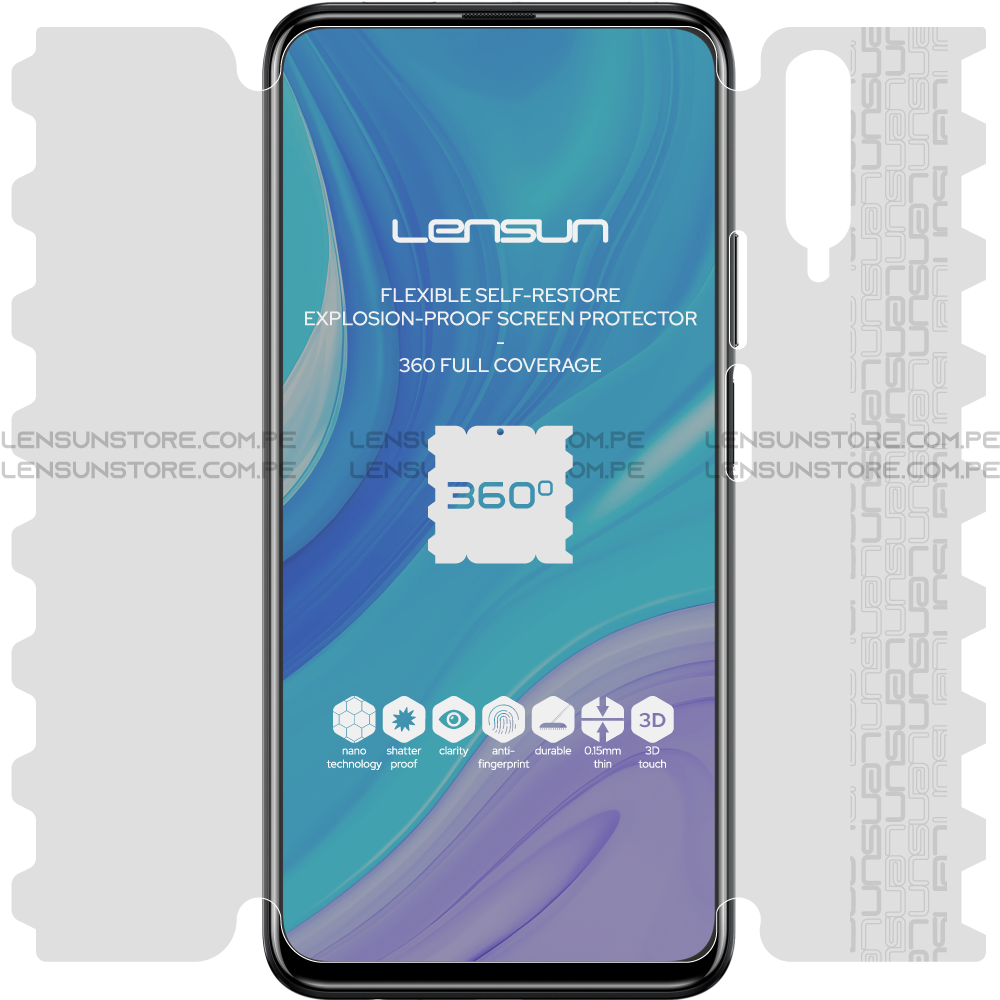 Lensun 360 Selfrestore Protector de Pantalla Completa Huawei Y9s