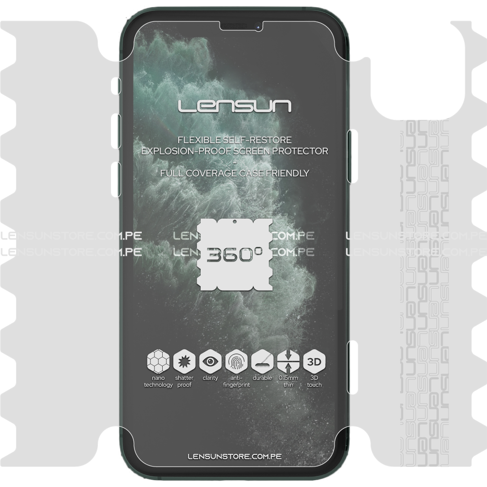 Lensun Protector 360° para iPhone 11 Pro