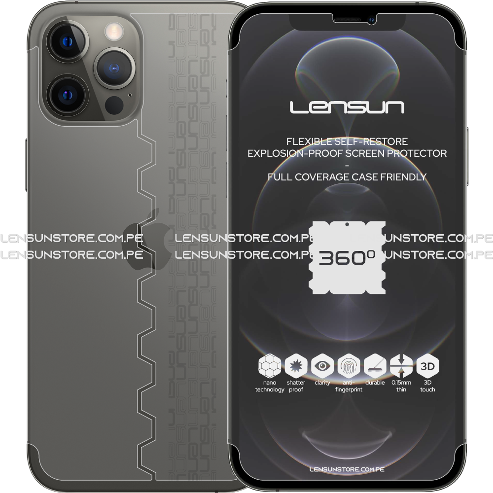 Lensun Protector 360° para iPhone 12 Pro