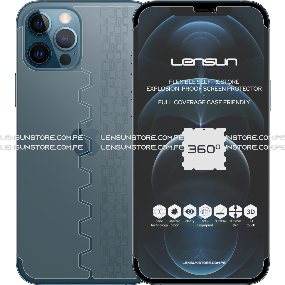 Lensun Protector 360° para iPhone 12 Pro Max