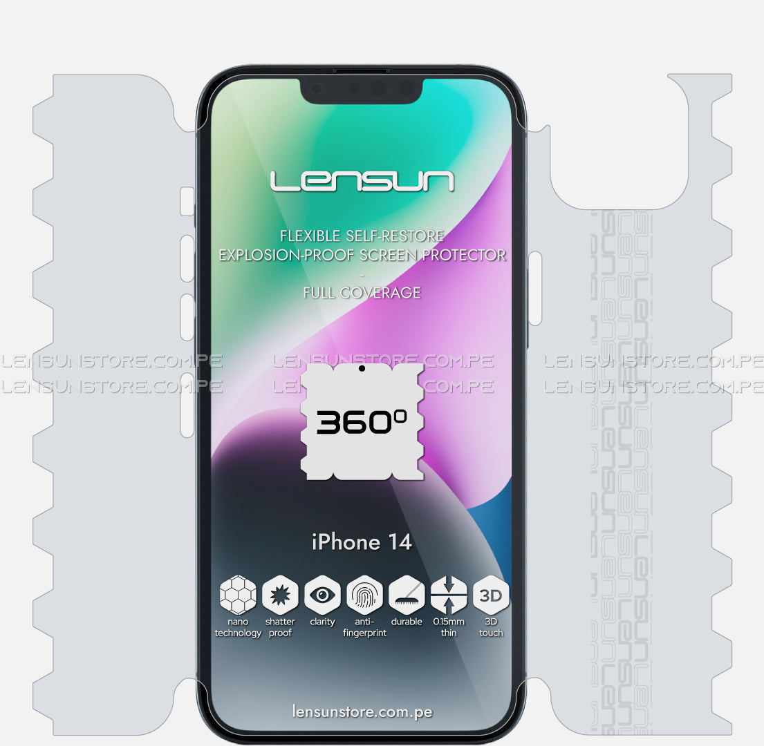 Lensun Protector 360º para iPhone 14