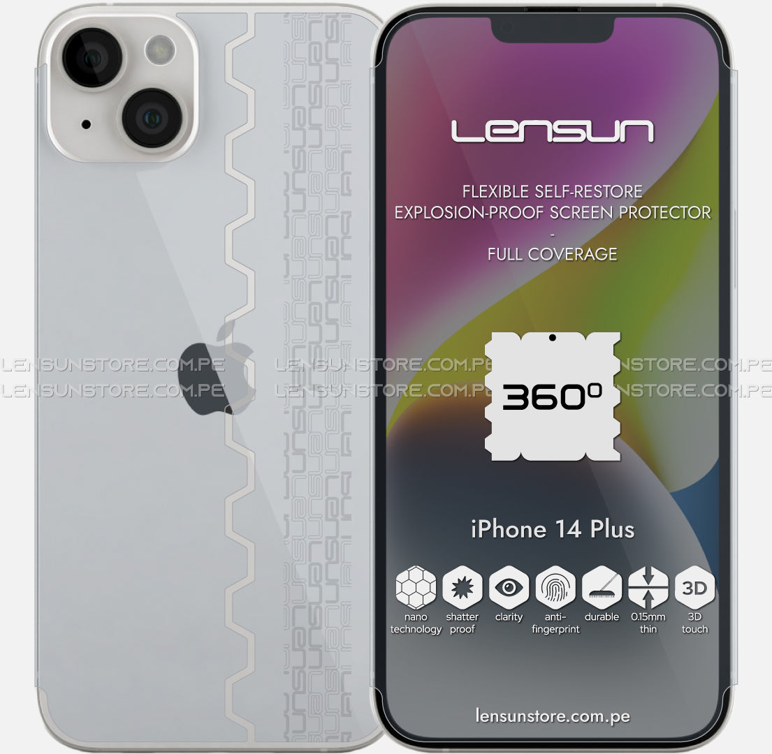Lensun Protector 360º para iPhone 14 Plus