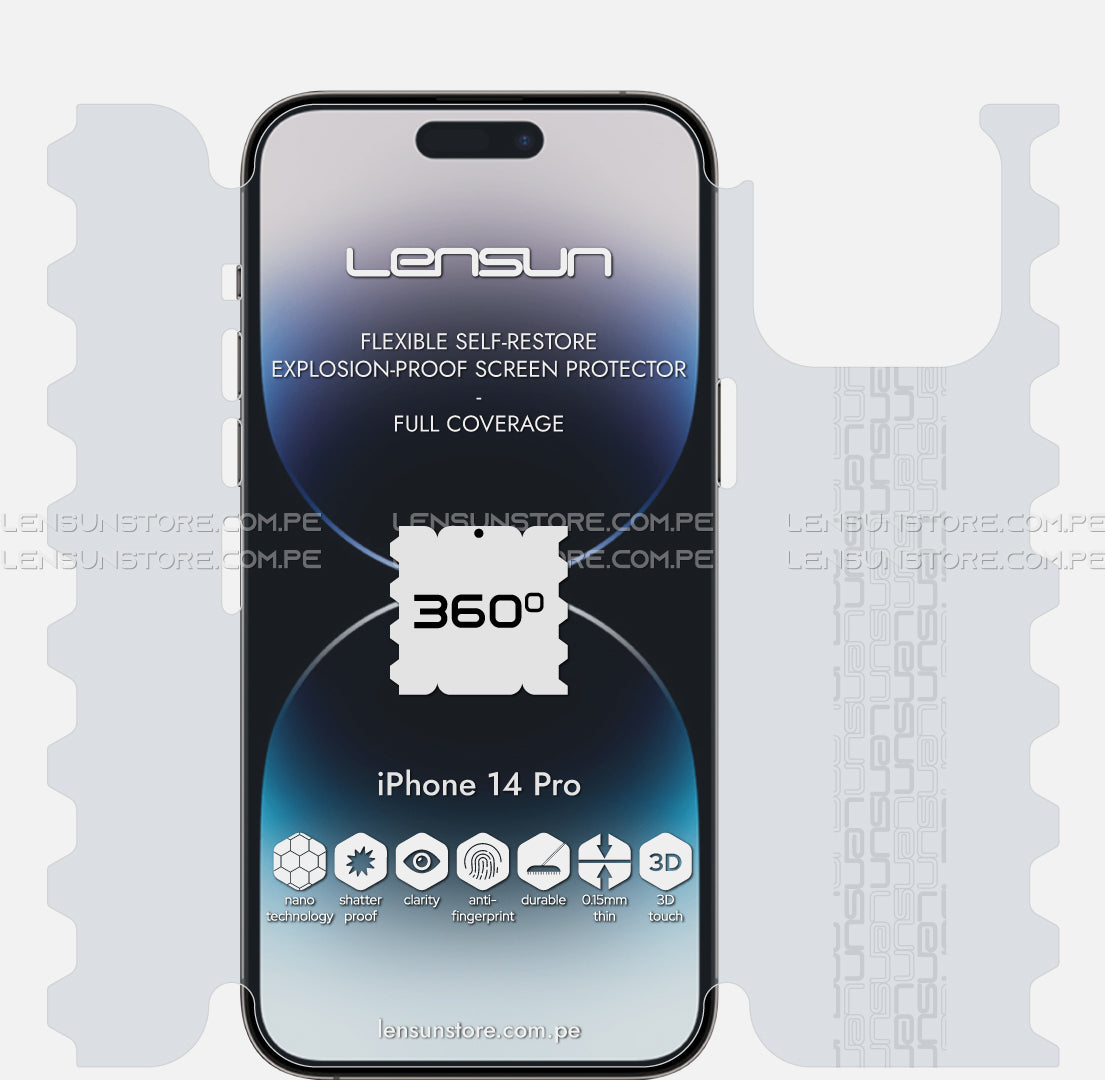 Lensun Protector 360º para iPhone 14 Pro