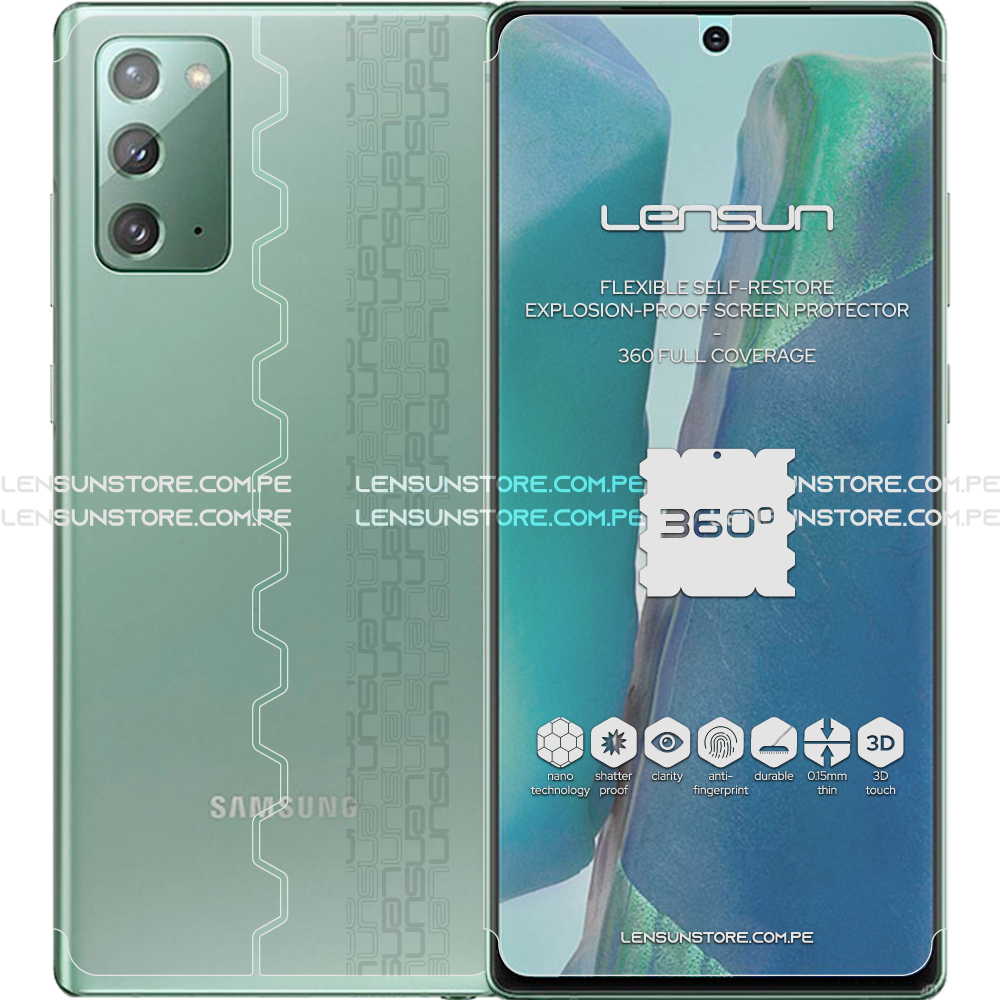 Lámina 360 Lensun - Samsumg Galaxy Note 20