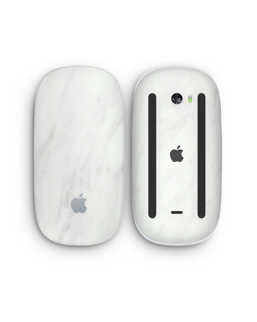 Skin Premium Mármol Ultra white para Magic Mouse