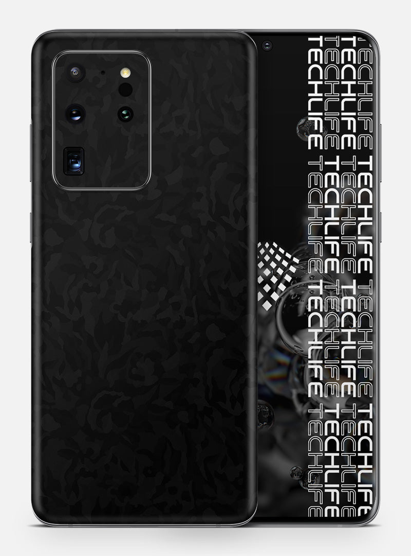 Skin Premium Camuflaje Espectro Negro Galaxy S20 Ultra