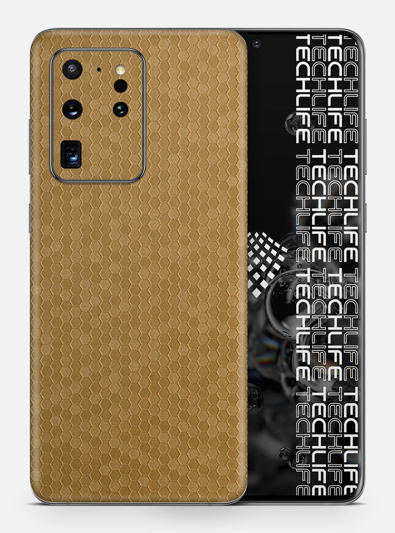 Skin Honeycomb Gold para Galaxy S20 Ultra