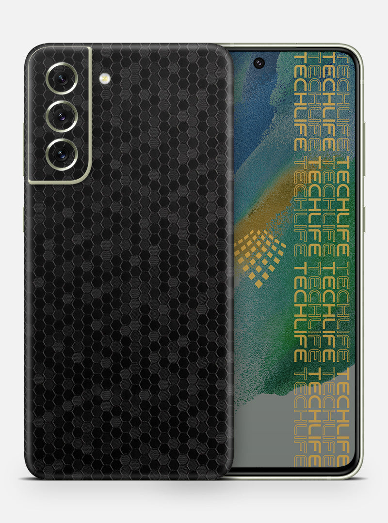 Skin Premium Black 3D Honeycomb para Samsung Galaxy S21 FE