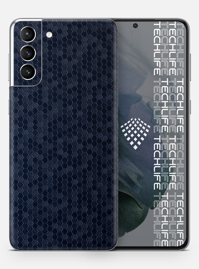 Skin Premium HexaTech Océano Azul Galaxy S21 Plus