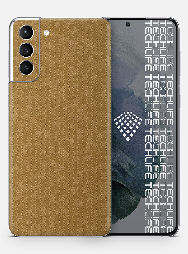 Skin Honeycomb Gold para Galaxy S21 Plus