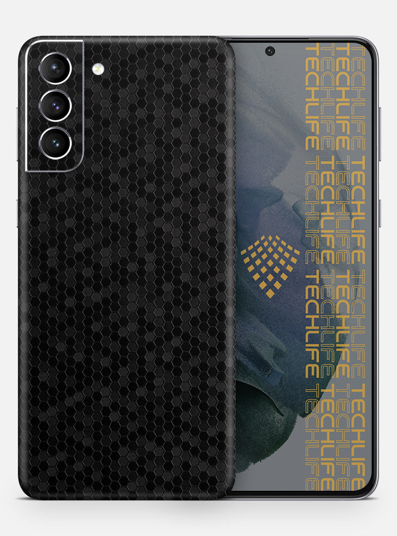 Skin Premium Black 3D Honeycomb para Samsung Galaxy S21 Plus