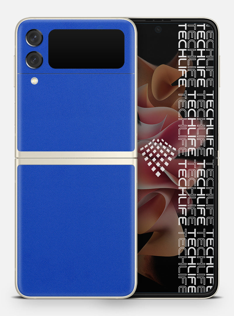 Skin Premium Color Azul Galaxy Z Flip 3