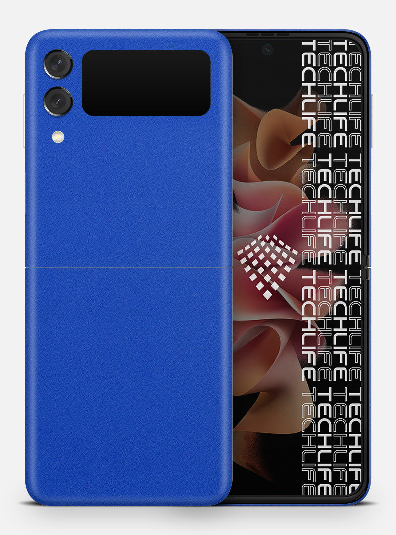 Skin Premium Color Azul Galaxy Z Flip 3