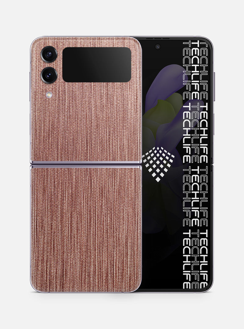 Skin Linen Red para Galaxy Z Flip 4
