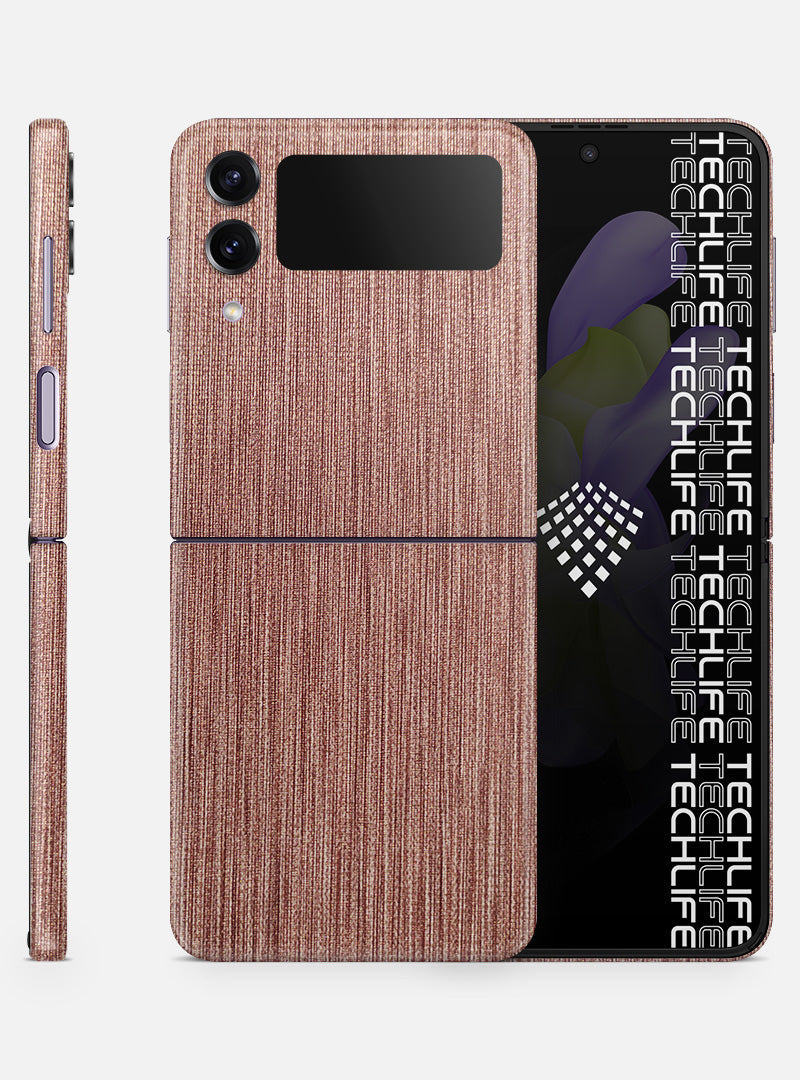 Skin Linen Red para Galaxy Z Flip 4