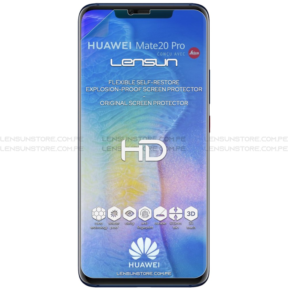 Lensun Protector de Pantalla HD Shield Huawei Mate 20 Pro