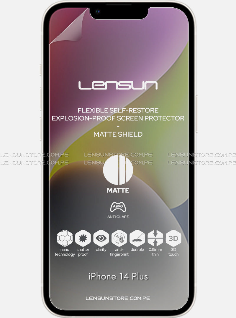 Lensun Protector de Pantalla Lensun Matte iPhone 14 Plus