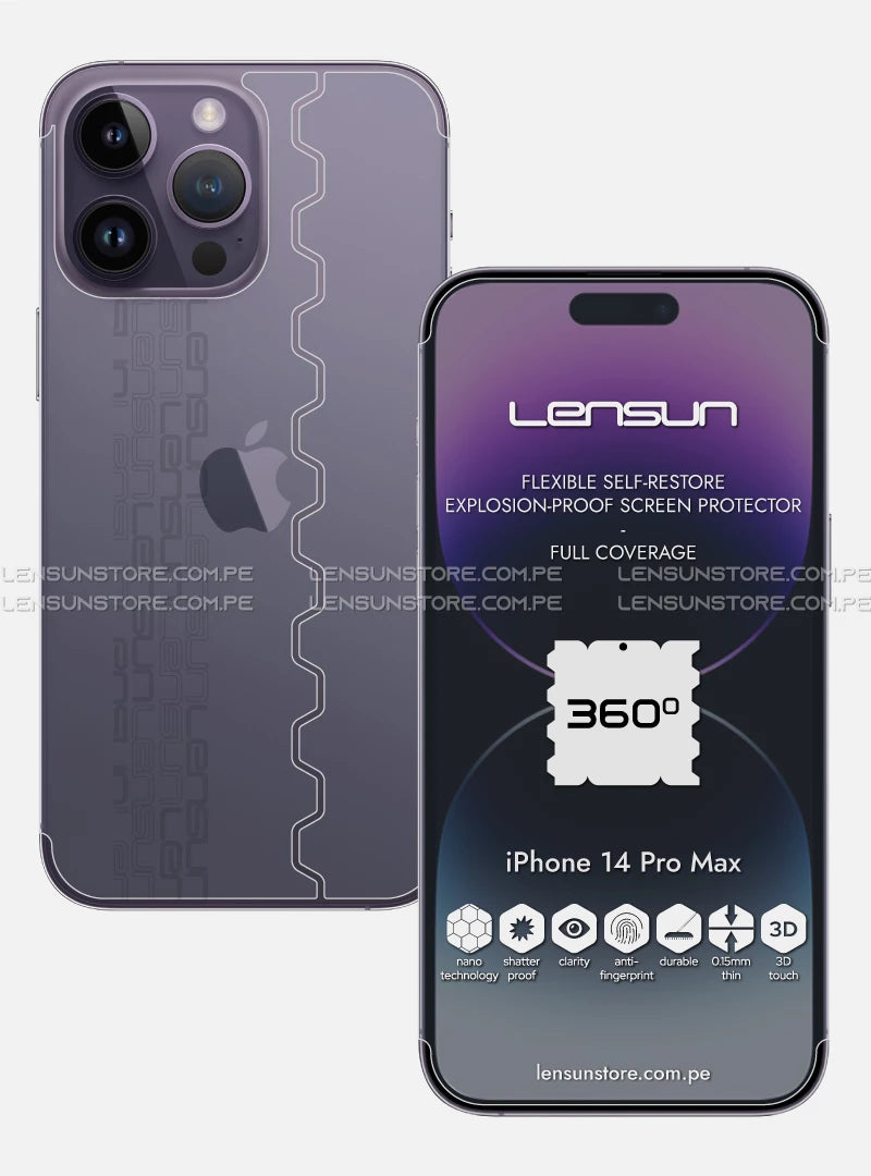 Lensun Protector 360° para iPhone 14 Pro Max