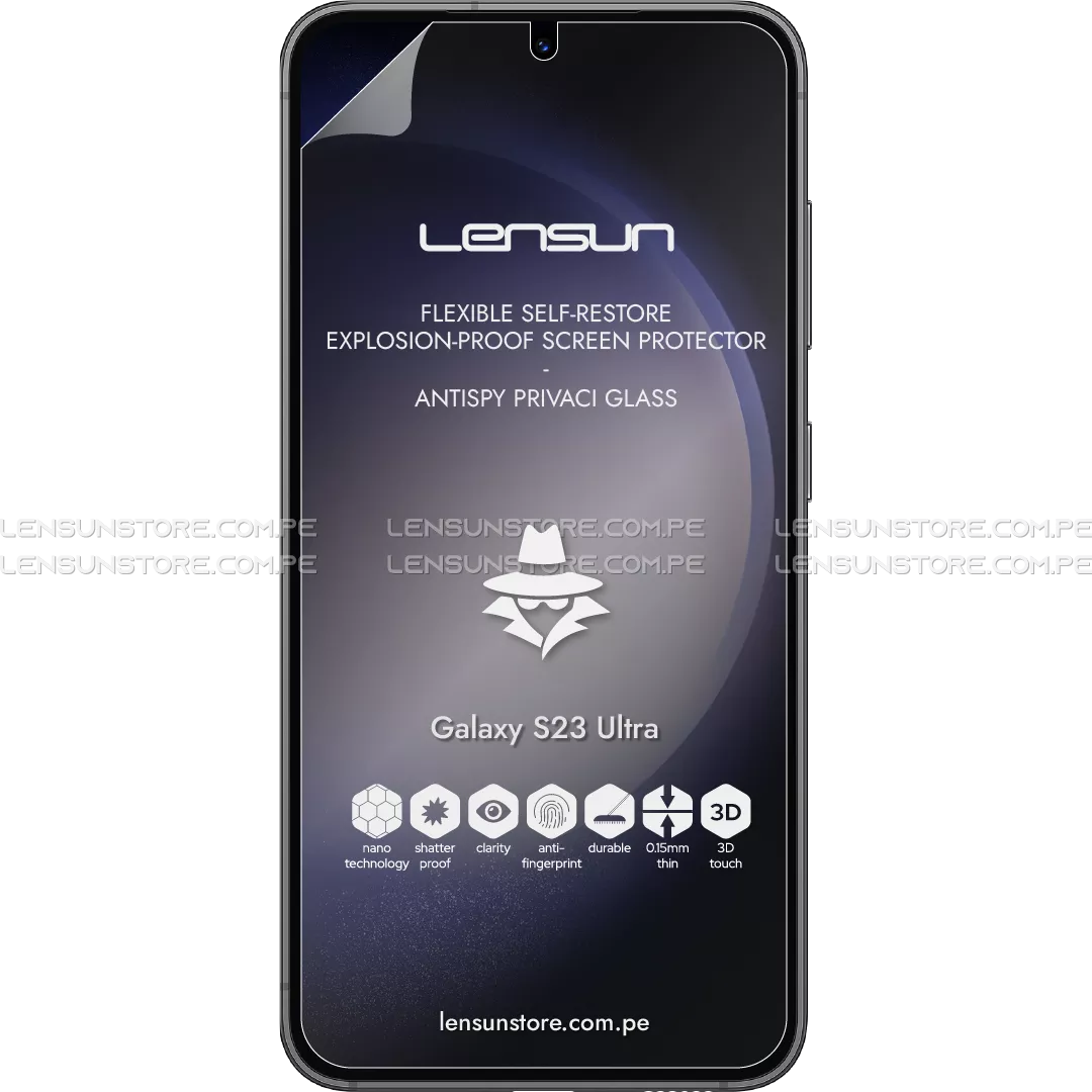 Lensun Protector Anti Spy para Galaxy S23 Plus