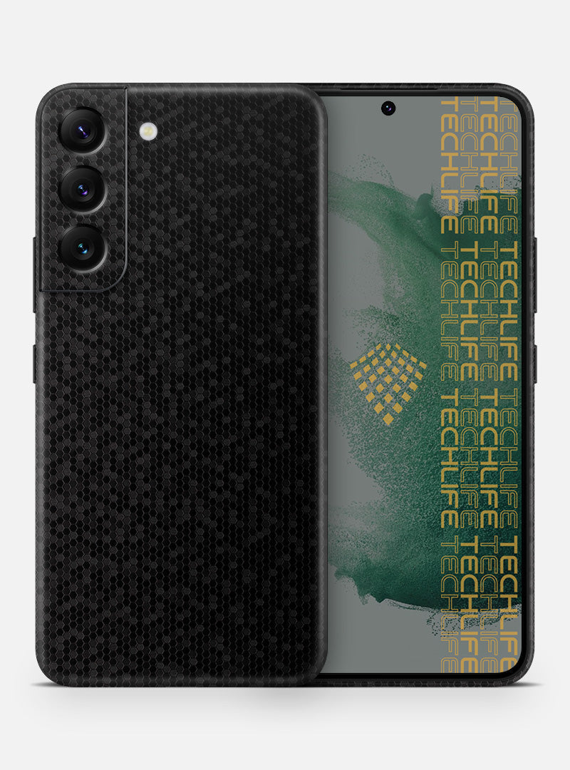 Skin Premium Black 3D Honeycomb para Samsung Galaxy S22