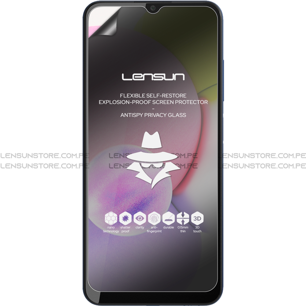 Lensun Protector de Pantalla Matte Anti Spy Shield Samsung Galaxy A03S