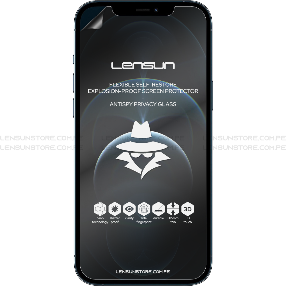 Lensun Protector Anti Spy para iPhone 12 Pro Max