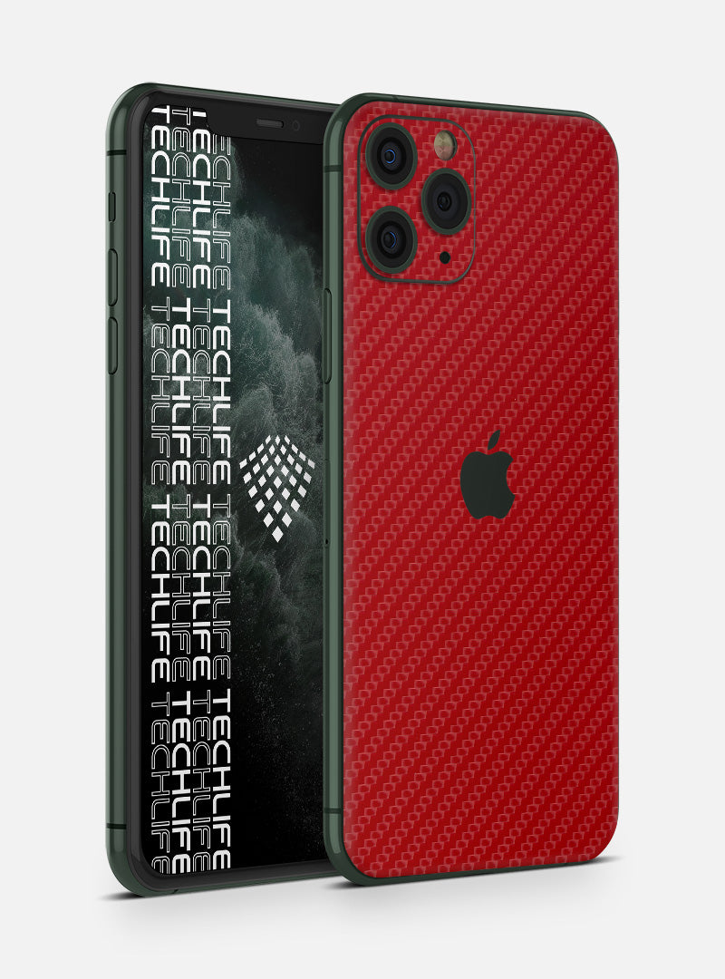 Skin Carbon Red para iPhone 11 Pro
